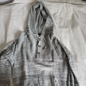 Birch Black Hooded Sweater